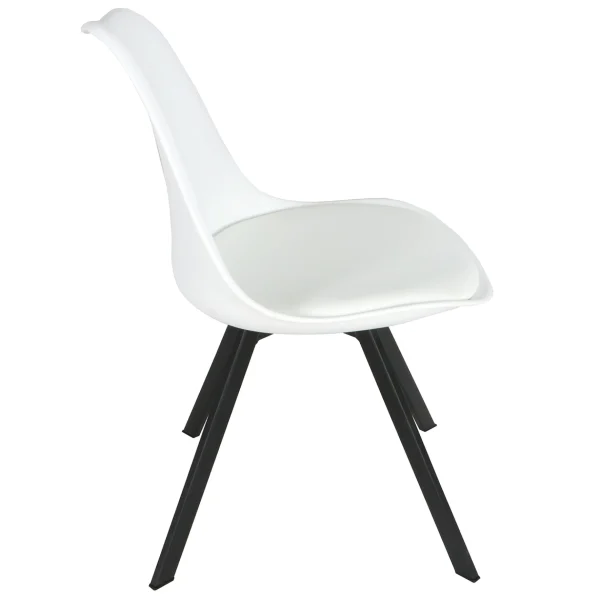 * Sally Dining Chair, White Cheaper Discount