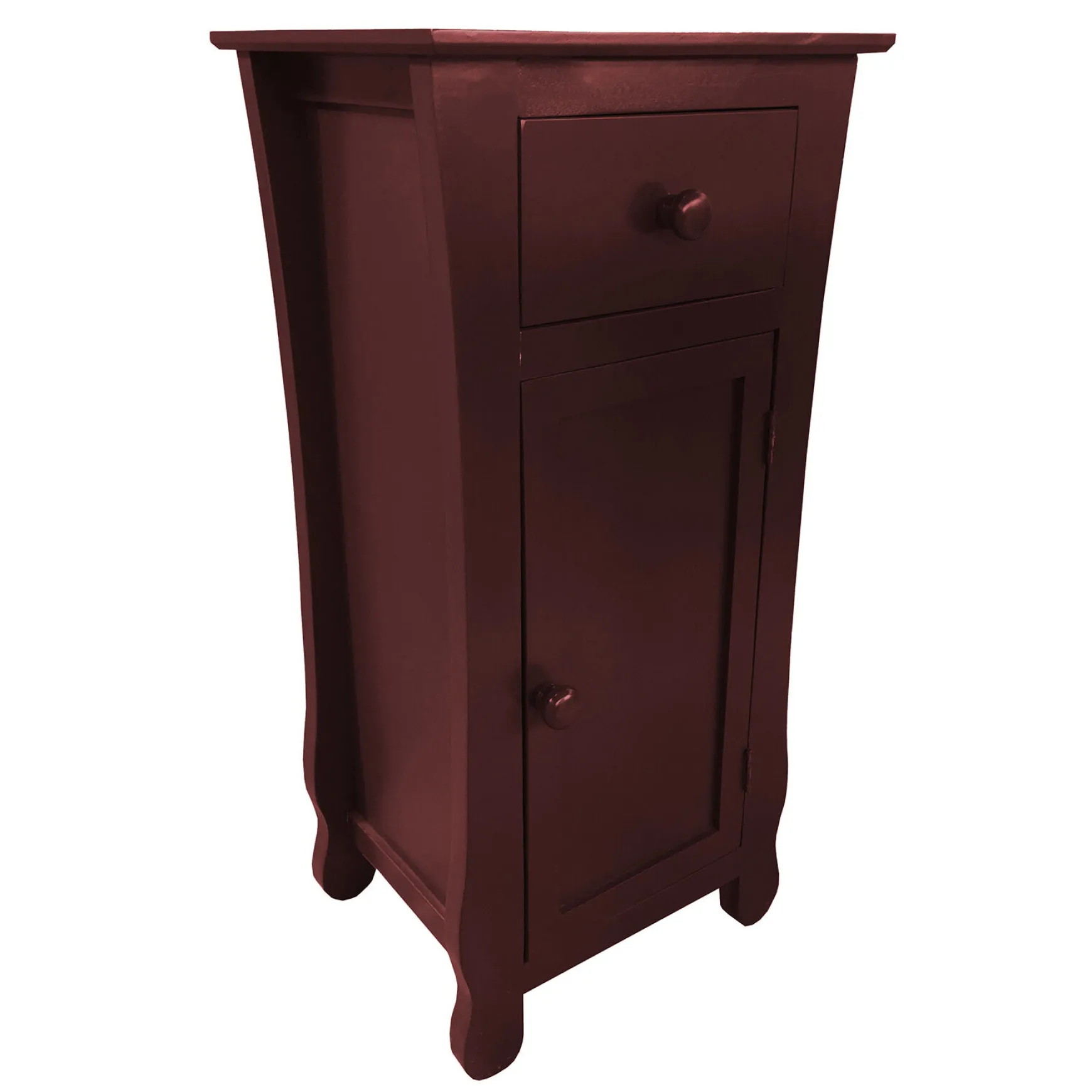 * Theodore Dark Brown 1-Drawer Cabinet End Table, 29 Bargain Sale Flash Sale