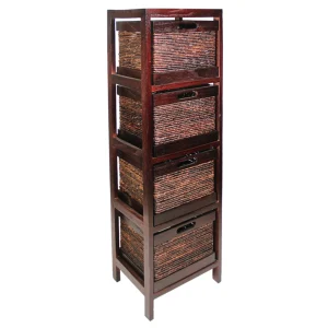 * 4-Tier Wooden Storage Stand Clearance Fashion