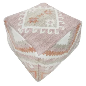 * Tracey Boyd Woven Kilim Pouf, 20 13 Low Price Clearance