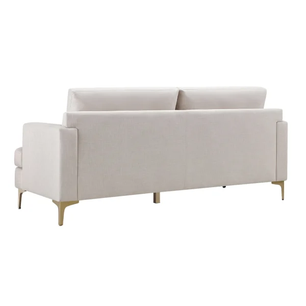 * Tribeca Ivory Upholstered Sofa Opening Sales Flash Sale