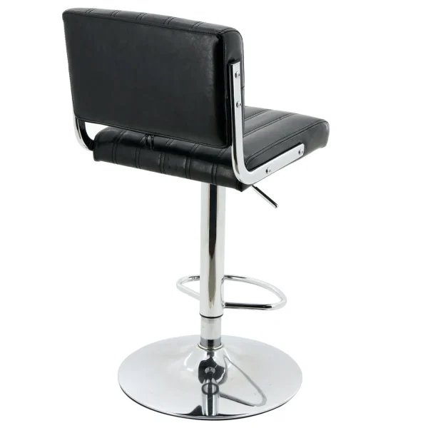 * Warren Adjustable Barstool, Black Discount Fashion